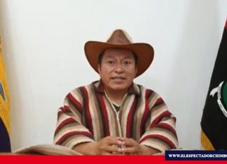 Delfín Quishpe se pronuncia tras allanamiento