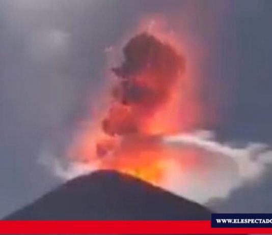 Alausí suspende actividades por la caída de ceniza del volcán Sangay