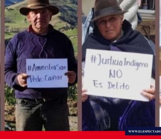 Amnistía para líderes indígenas de Cañar