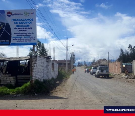 Asfaltado en la Vía San Pedro de las Abras