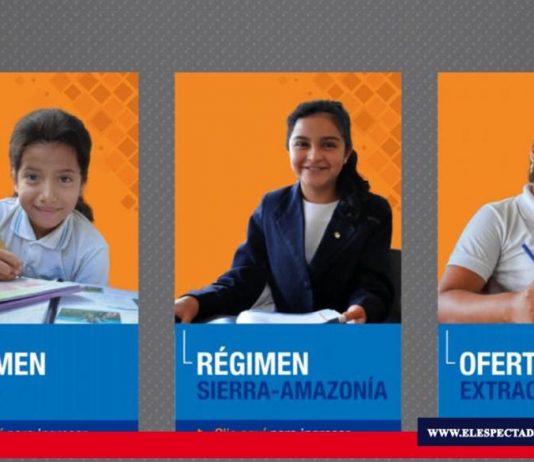 Ministerio de Educación anuncia proceso de matriculación para el régimen Sierra-Amazonía