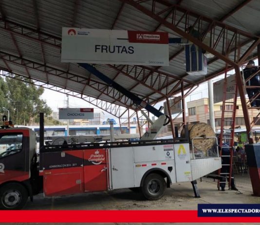 Buena imagen en centro de abastos