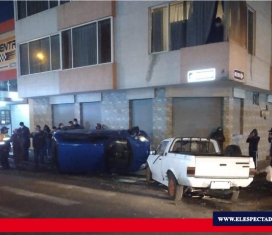 Accidente en el sector de San Francisco