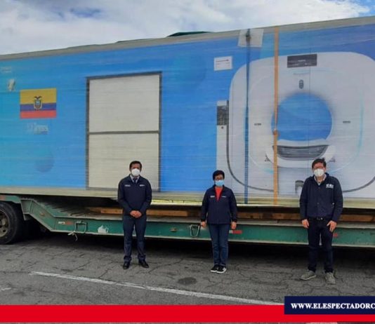 HPGD Riobamba recibe tomógrafo portátil