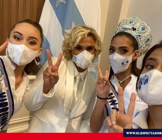 Bicentenario de Guayaquil Reinas del Bicentenario junto a la Alcaldesa @cynthiaviteri /Sesión solemne 09 de Octubre, Guayaquil. Foto/ Fuente: @municipiogye/ #reinadeguayaquil.