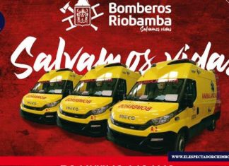 3 Ambulancias tipo 2 llegaron a Riobamba