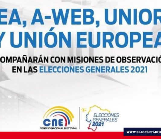 OEA, A-WEB, UNIORE y Unión Europea acompañarán en las Elecciones 2021 OEA, A-WEB, UNIORE y Unión Europea acompañarán con Misiones de Observación las Elecciones 2021. Foto/ Fuente: @cnegobec/ Twitter.