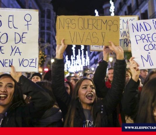 Primeras marchas contra la violencia machista en España
