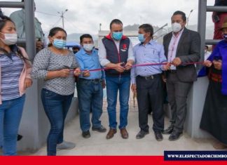 Obras entregadas en la parroquia de Licto