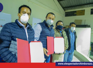 Contrato de la segunda etapa de agua potable para Pungalá