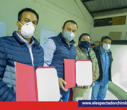 Contrato de la segunda etapa de agua potable para Pungalá