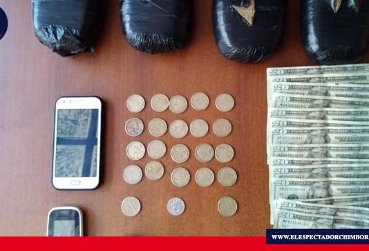 Aprehensión de tres ciudadanos en Riobamba