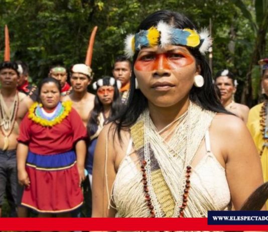 Líderes waorani luchan por la vida en su territorio Nemonte, "Río de estrellas" en español, es la líder waorani más reconocida a nivel internacional. Foto: BBC News.