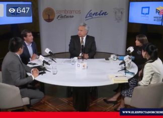 «Agroindustria» un nuevo enfoque en el estado ecuatoriano Intervención del Presidente Lenin Moreno y el Ministro Xavier Lazo. Foto MAG.