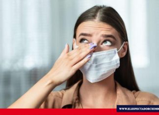 El uso inadecuado de las mascarillas puede ocasionar ojo seco El uso de la mascarilla incrementa la incidencia de ojo seco y de dermatitis alrededor de la boca. Foto/ Fuente. Gabinete de Prensa de la Clínica Andes Visión /Taktikee Consultores de Comunicación/ Richard Condor / Cecibel Aguilar.