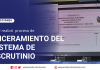 Enceramiento del Sistema Informático de Escrutinios y Resultados