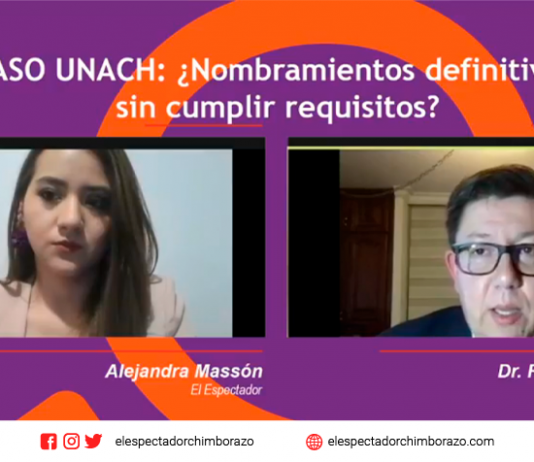 La UNACH «tiene una práctica dilatoria» para cumplir recomendaciones de Contraloría, según Rafael Oyarte