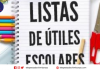 Lista de útiles escolares para el año lectivo 2021-2022