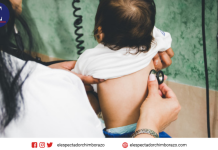 Desnutrición crónica infantil con rostro indígena