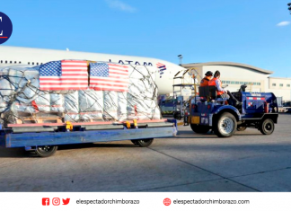 Llega primer cargamento de vacunas de Pfizer donadas al país